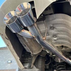 EOS 2018-24 Toyota Camry Muffler Delete Axle Back Quad Tips Exhaust - image 1