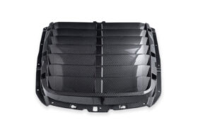 FFP 2020-23 Ford Mustang GT500 DRY Carbon Fiber Front Hood Vent & Rain Tray Cover - Image 5