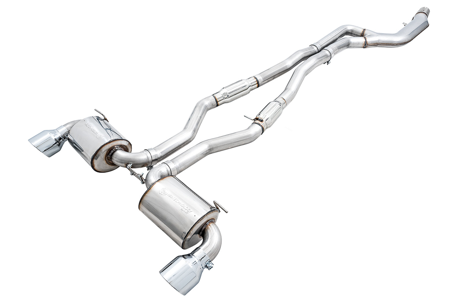 AWE 2020+ Toyota GR Supra A90 Touring Edition Resonated Cat-Back Exhaust - Chrome Silver Tips