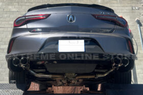 Extreme Online Store Acura TLX Stainless Steel Muffler Delete Quad Tips Axle Back Exhaust - Image 3