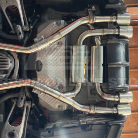 EOS 2015-20 BMW F80 M3 F82 M4 | 2.5″ Piping w/ 3.5 ” Quad Tips Axle Back Exhaust - image 4