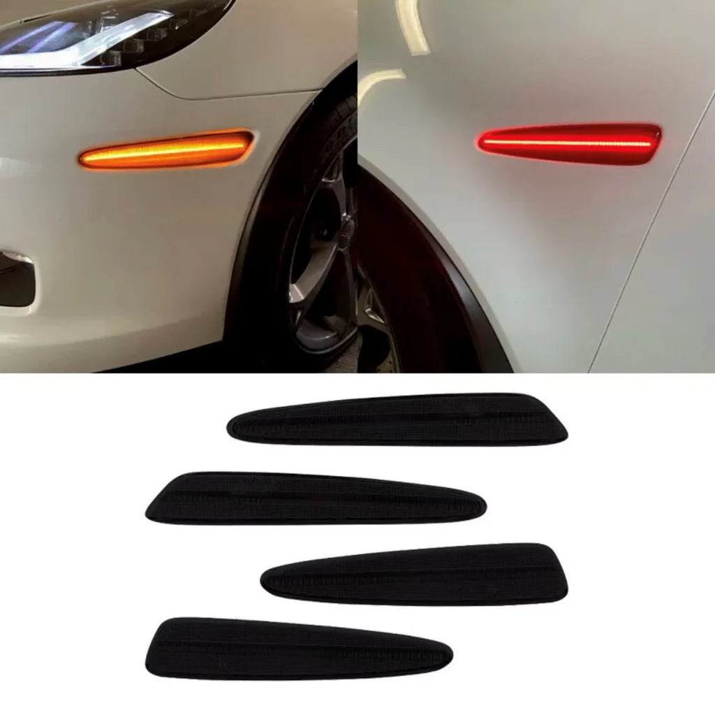 EOS Corvette C6 Smoked Lens G3 Laser LED Side Markers - Image 1