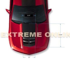Extreme Online Store EOS Camaro Replacement Hood Insert for Camaro - Image 7