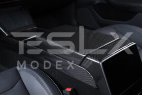 EOS 2020-Up Tesla Model 3 & Y Carbon Fiber Interior Center Armrest Cover - image 13