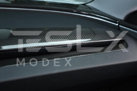 EOS 2024-Up Tesla Model 3, 2025-Up Model Y Carbon Fiber Interior Front Dashboard Cover - image 5