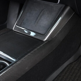 EOS 2024-Up Tesla Model 3, 2025-Up Model Y Carbon Fiber Interior Center Console Frame - image 1