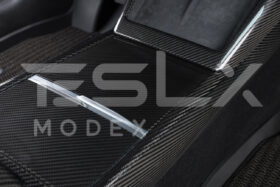 EOS 2020-23 Tesla Model 3 & 20-25Y Carbon Fiber Interior Center Console Shift Sides - image 15