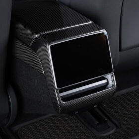 EOS 2024-Up Tesla Model 3, 2025-Up Model Y Carbon Fiber Interior Rear Display Frame Cover - image 1