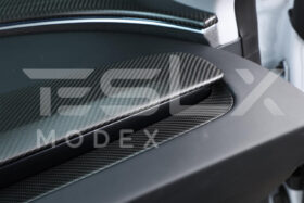 EOS 2024-Up Tesla Model 3, 2025-Up Model Y Carbon Fiber Interior Front Center AirOutlet Frame Cover - image 5
