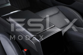 EOS 2020-Up Tesla Model 3 & Y Carbon Fiber Interior Center Armrest Cover - image 12
