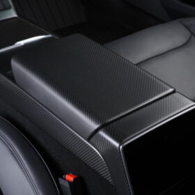 EOS 2020-Up Tesla Model 3 & Y Carbon Fiber Interior Center Armrest Cover - image 11