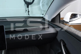 EOS 2017-Up Tesla Model 3 & 20-24 Y Carbon Fiber Interior Instrument Trim - image 13