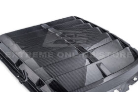FFP 2020-23 Ford Mustang GT500 DRY Carbon Fiber Front Hood Vent & Rain Tray Cover - Image 6