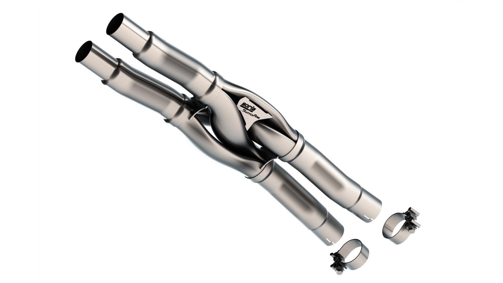 Borla SwitchFire X-Pipe OE Resonator Replacement - 2024-2026 Mustang GT Dark Horse 60750