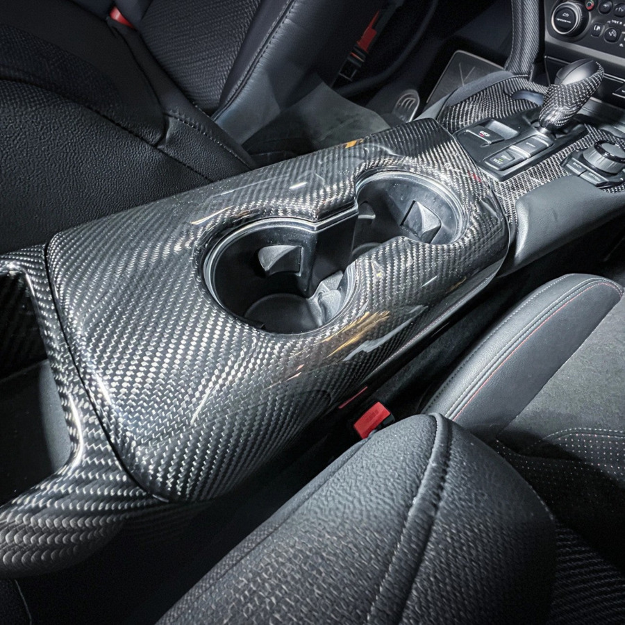 Extreme Online Store Supra Carbon Fiber Center Console Panel Cover for GR Supra - Image 3