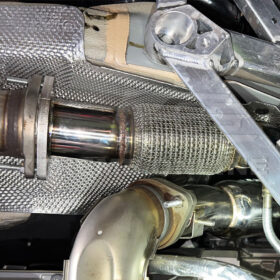 EOS 2021-PRESENT BMW G80 M3 G82 M4 ENGINE CATLESS DOWN PIPES - image 8