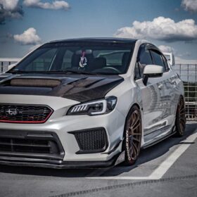 Extreme Online Store EOS Subaru WRX STi Window Visors Wind Deflectors Rain Guards - Image 14