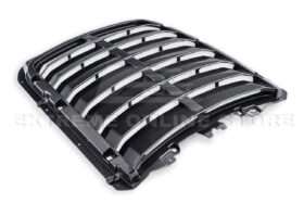 FFP 2020-23 Ford Mustang GT500 DRY Carbon Fiber Front Hood Vent & Rain Tray Cover - Image 7