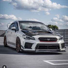 Extreme Online Store EOS Subaru WRX STi Window Visors Wind Deflectors Rain Guards - Image 4