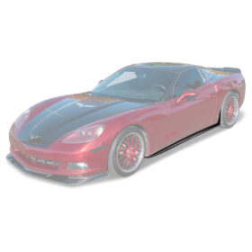 Extreme Online Store EOS Corvette C6 Base ZR1 Conversion Side Skirts Rocker Panels for C6 Corvette