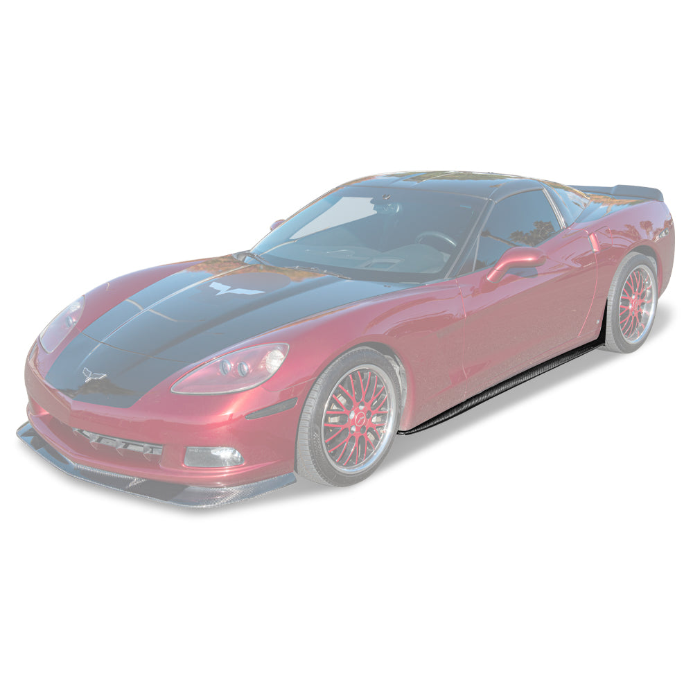 EOS Corvette C6 Base | ZR1 Conversion Side Skirts Rocker Panels