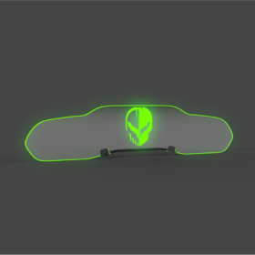 Extreme Online Store EOS WindRestrictor® C8 Coupe Rear Add On Glow Plate - Image 16
