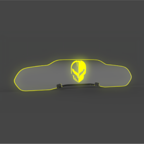 Extreme Online Store EOS WindRestrictor® C8 Coupe Rear Add On Glow Plate - Image 15