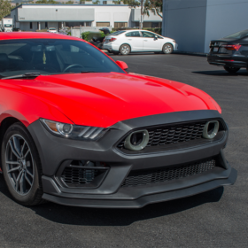 FFP 2015-17 Ford Mustang Mach 1 Conversion Front Bumper Kit (W/ LED Grille) - image 2