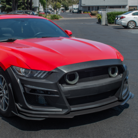 FFP 2015-17 Ford Mustang GT500 Conversion Front Bumper Kit (W/LED Grille) - image 2