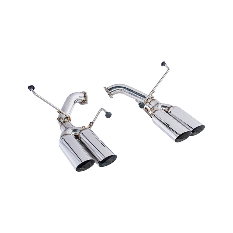 2022-Up Subaru WRX | Boso Muffler Delete Quad Burnt Tips Axle Back Exhaust