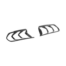 FFP 2018-23 Ford Mustang DRY CARBON FIBER Rear Tail Light Trim Bezel Cover Pair - Image 2
