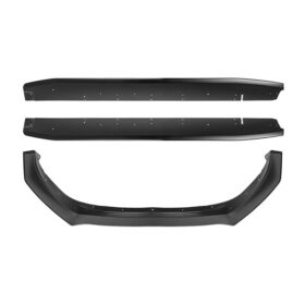 EOS 2022-Up Toyota GR86 CS Style Matte Black Front Splitter Lip Side Skirts Kit - Image 1