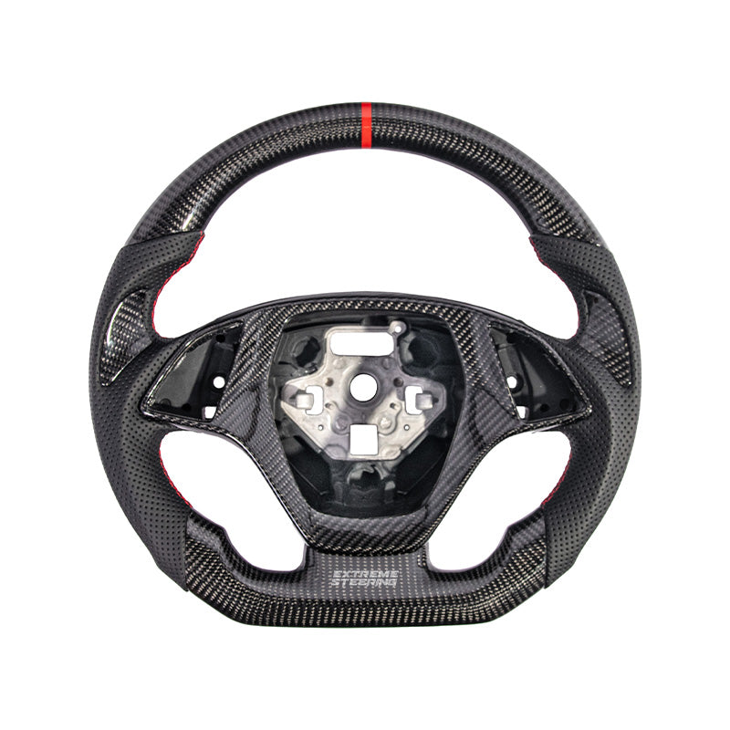 EOS 2014-19 Chevrolet Corvette C7 Carbon Fiber Steering Wheel W/ Button Cover - FF Performance