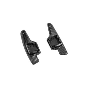 EOS 2020-Up Corvette C8 DRY CARBON FIBER Steering Wheel Paddle Shifters Replacement - Image 2