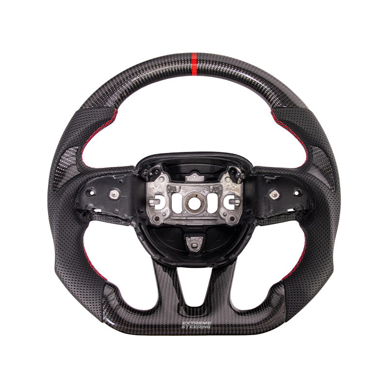 EOS 2015+ Dodge Challenger Carbon Fiber Steering Wheel - Image 1