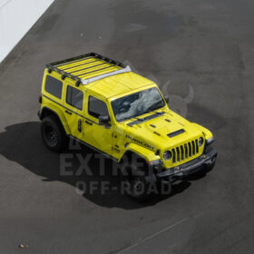Extreme Online Store Jeep Wrangler JL Carbon Steel Black Top Roof Cargo Rack - Image 9