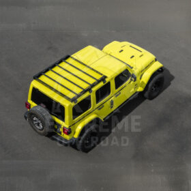 Extreme Online Store Jeep Wrangler JL Carbon Steel Black Top Roof Cargo Rack - Image 11