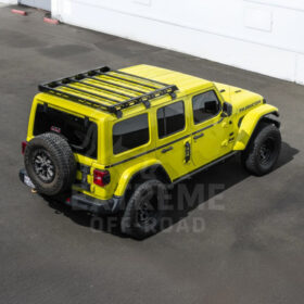 Extreme Online Store Jeep Wrangler JL Carbon Steel Black Top Roof Cargo Rack - Image 12
