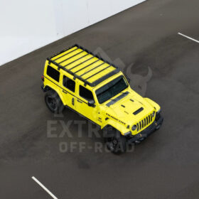 Extreme Online Store Jeep Wrangler JL Carbon Steel Black Top Roof Cargo Rack - Image 40