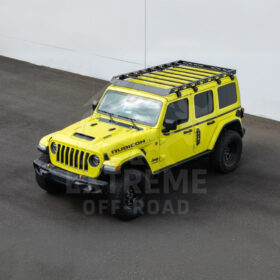 Extreme Online Store Jeep Wrangler JL Carbon Steel Black Top Roof Cargo Rack - Image 42