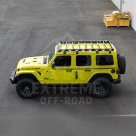 Extreme Online Store Jeep Wrangler JL Carbon Steel Black Top Roof Cargo Rack - Image 43
