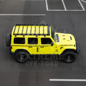Extreme Online Store Jeep Wrangler JL Carbon Steel Black Top Roof Cargo Rack - Image 44
