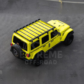 Extreme Online Store Jeep Wrangler JL Carbon Steel Black Top Roof Cargo Rack - Image 46