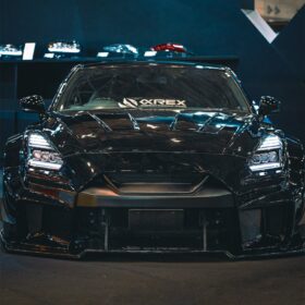 AlphaRex NOVA LED Headlights Alpha-Black Nissan GT-R R35 5