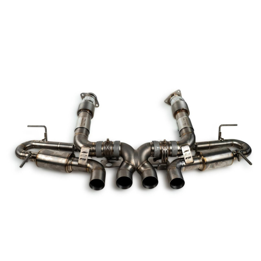 EOS Corvette C8 Z06 Titanium Valvetronic Cat-Back Exhaust System - Image 1