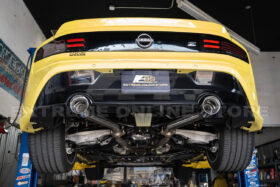 EOS 2023-Present Nissan 400Z RZ34 Stainless Steel Muffler Delete Axle Back Dual Tips Exhaust - Image 4