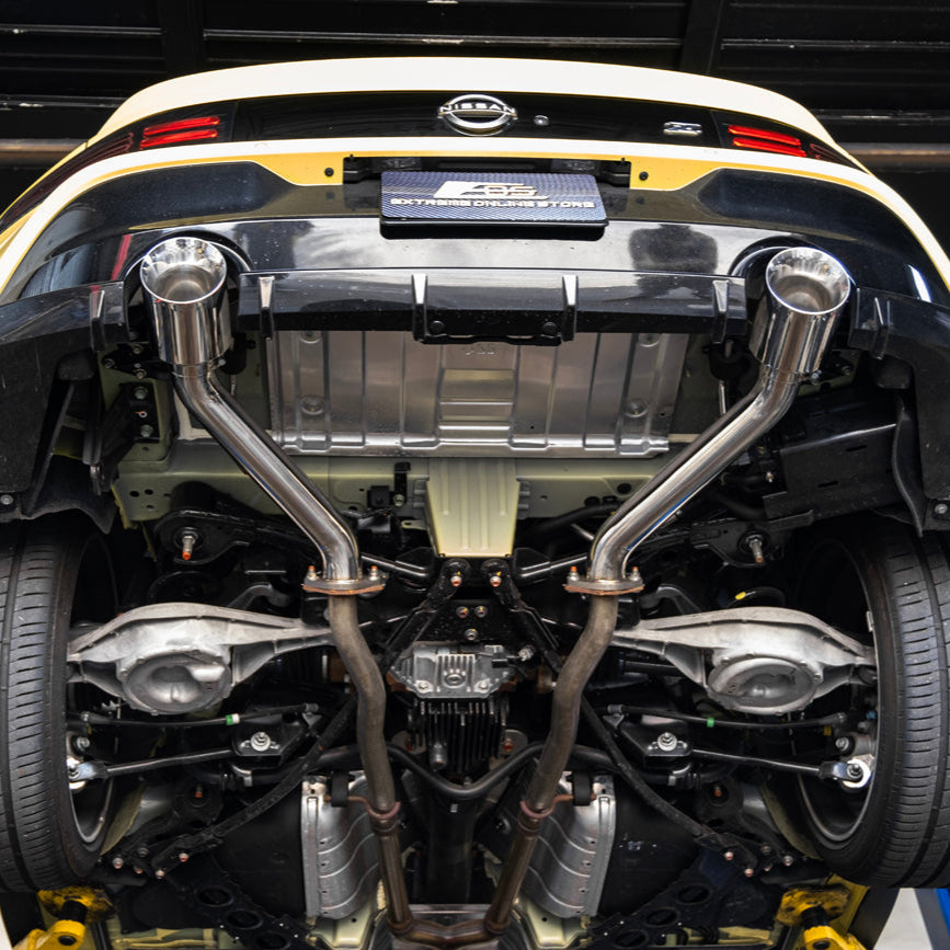 EOS 2023-Present Nissan 400Z RZ34 Stainless Steel Muffler Delete Axle Back Dual Tips Exhaust - Image 2