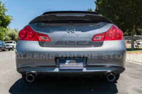 EOS 2007-2014 Infiniti G35 G37 Sedan Muffler Delete Axle Back Dual Burnt Tips Exhaust - Image 8