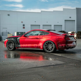 FFP 2015-17 Ford Mustang S550 GTD Style Primed Black Front Side Vented Fenders - Image 8