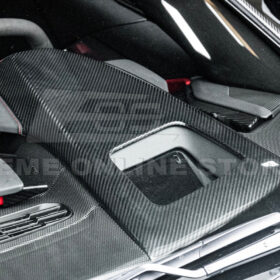 EOS Corvette C8 DRY CARBOn FIBER Upper Dashboard Instrument Panel Cover - image 9